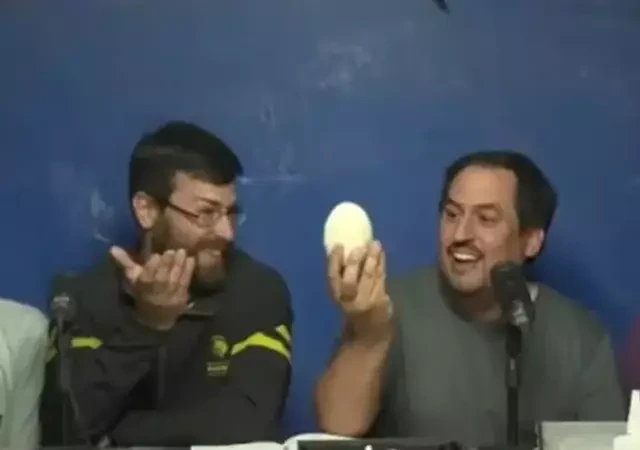 The egg was unveiled on live stream