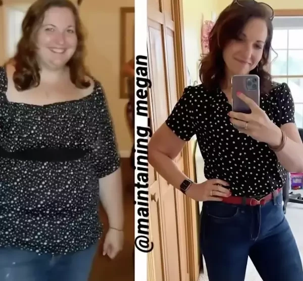 Megan was able to lose over 100 pounds with diet changes alone 