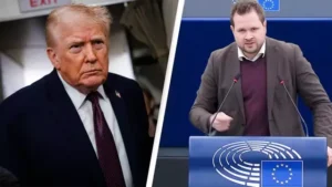 Danish politician cut off after telling Donald Trump to 'f**k off' during heated Greenland speech